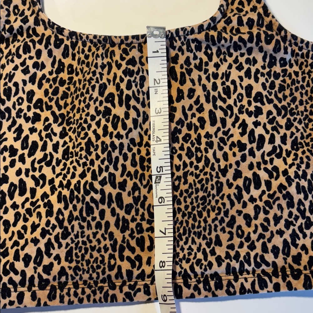 Forever 21 Leopard Print Tank Top Sz M - Picture 3 of 4